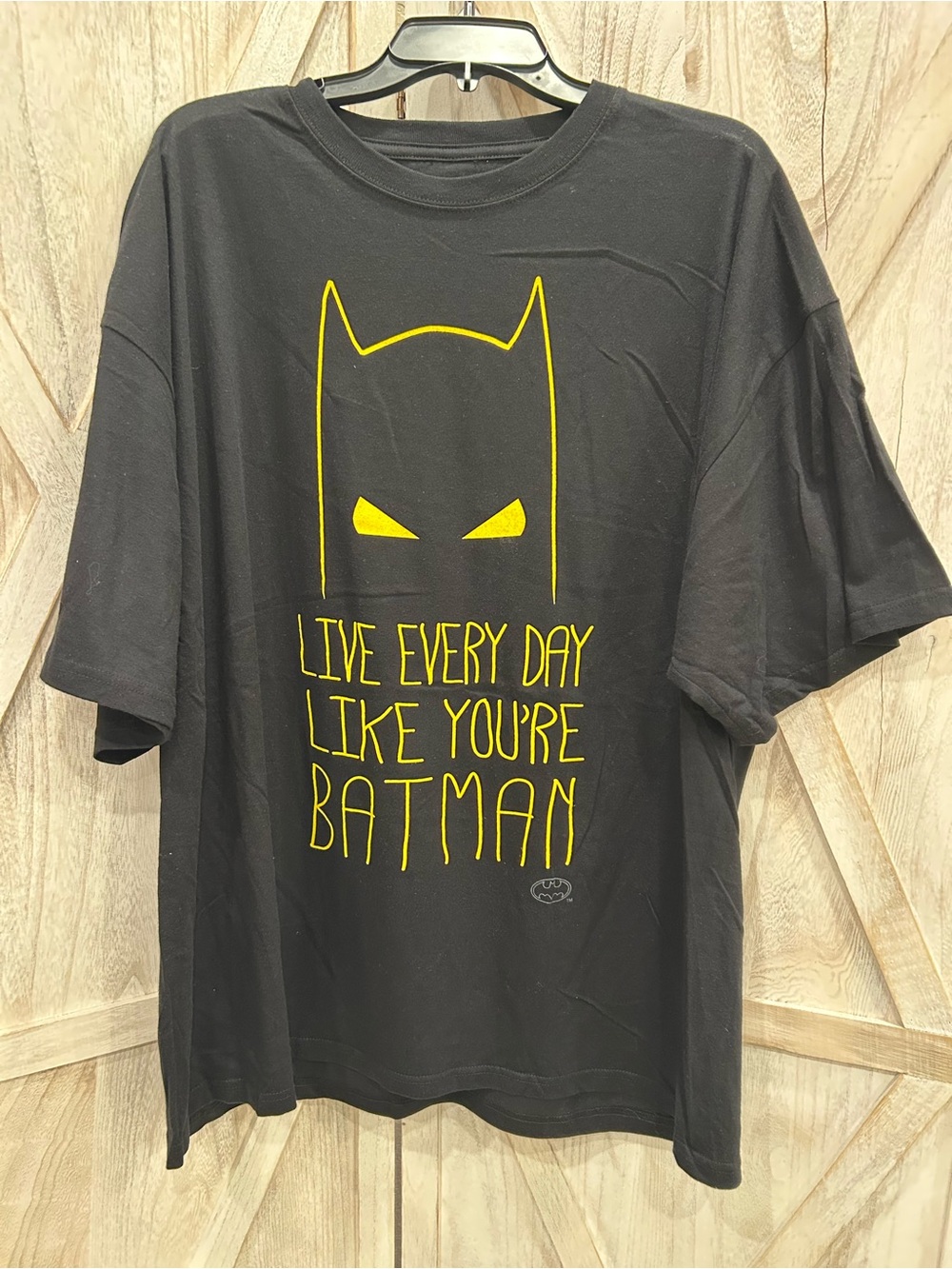 Batman DC Comics Black Graphic Tee Men’s 2XL Everyday Shirt